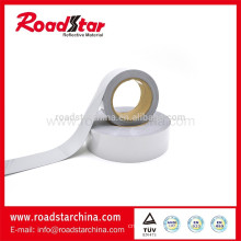 Hi vis reflective elastic fabric material